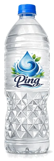 Ping 500 ml packaged drinking water bottle